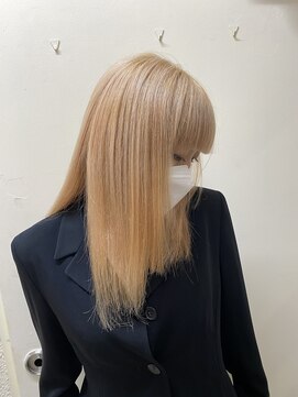 セピアージュ ドゥー(hair beauty clinic salon Sepiage deux) 【tadasuke】ブロンドヘア