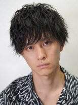 メンズヘアセンス 渋谷(MEN'S HAIR SENSE)&nbsp;ソフトツイストスパイラル　黒髪マッシュ