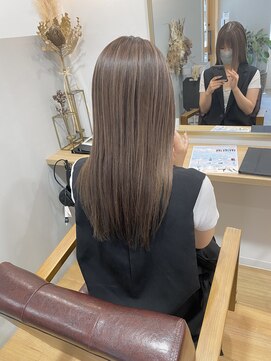 ヴィンスジオ 岐阜駅南(vince gio) ミルクティーブラウン/ハイライト/ロング