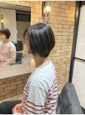 大人ショートヘア～首ほっそり見せ効果～
