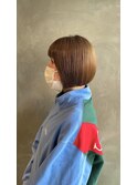 【ぷつっと◎】切りっぱなしボブ