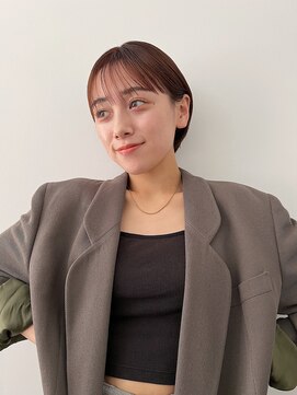 ディッシィ 立川(D'ICI) FUMI~ショートカットとブラウンカラー