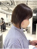 切りっぱなしボブ