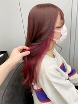 ネウィ 池袋(newi) ピンク系イヤリングカラー【江口担当】