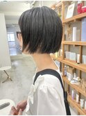 黒髪ミニボブ