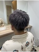 黒髪/グレーベージュ/レイヤーロング/前髪パーマ/宇都宮