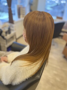 コア フィール ア デイ(COIFFURE A DAY) 【オレンジのハイトーンカラー】M3D酸熱融合ピコカラー