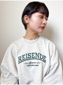 "久保田"まるみショートマッシュショートインナーカラー