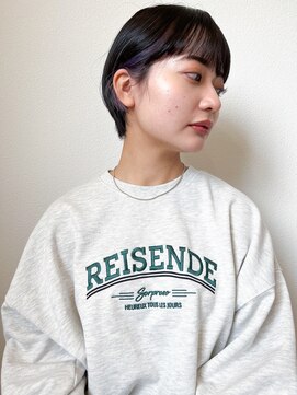 ラミエ バイ メルト 吉祥寺(lamie by melt) "久保田"まるみショートマッシュショートインナーカラー