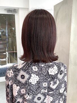 デコラソラン 本川越(DECORA SORAN) 暗めレッドがかわいい◇外ハネボブ