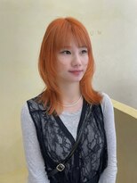 スニュウ(snuw)&nbsp;【snuw mina】レイヤーカット/オレンジカラー/伏見