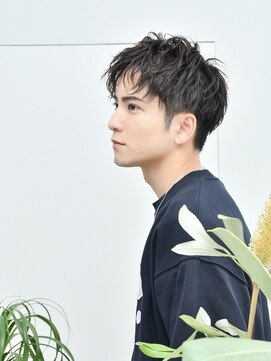 ロアー ヘアー ブリオ(RAWR hair Brio) 【RAWR】ブルーブラック シャドーパーマ イメチェン