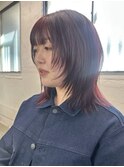 【TALO】ブリーチなしワインレッド