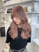 ペレ 渋谷(PELE)&nbsp;イメチェン/ホワイトブロンド/外ハネボブ/ワイドバング/渋谷