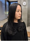 ミディアムレイヤー、ブルーブラック、ブリーチなし