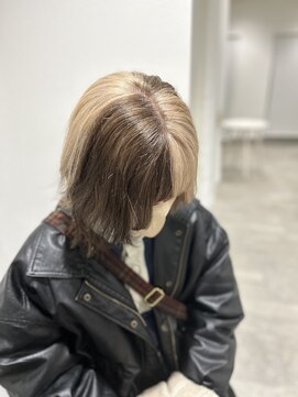 フラワーズペタルバイスミカ(Flowers petal by sumika) ホワイトベージュ×ブラウン