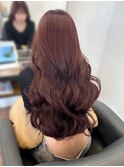 〇ブリーチなし ピンクラベンダー 艶カラー 韓国ヘア
