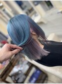 ブルー×パープルピンク
