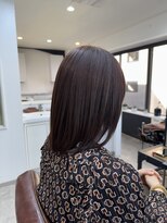 ファブ 銀座(fav)&nbsp;ミディアムストレート　ナチュラルブラウン