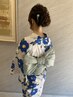浴衣着付け＋ヘアセット　￥5500