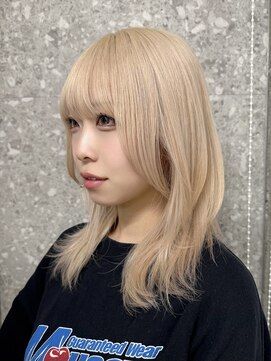 サンク 原宿 表参道(cinq) 韓国ヘア顔周りレイヤーカットくびれロングレイヤー30代40代50代