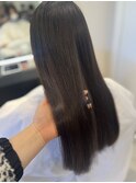アッシュブラウン/髪質改善カラー/美髪/艶髪