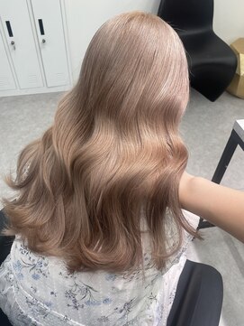 ペレ 梅田(PELE) くびれヘア/アプリコットオレンジ/ハイライトカラー/梅田