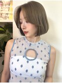 髪質改善ボブヘア艶髪カラーボブレイヤー顔まわりレイヤー