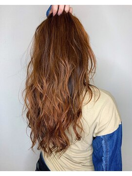 コーボ 柏(COVO) 【covo/iso keiichi】旬のオレンジウェーブヘア