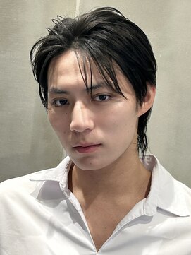 ロンドオム 池袋(Lond Homme) men's/メンズ/ブルーブラック/フェザーパーマ/ダウンパーマ/池袋