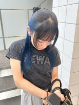 スノッブ(SNOB)&nbsp;アレンジすると可愛い！インナーブルー♪♪