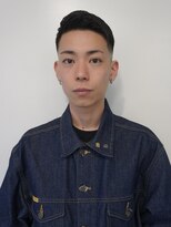 ランプ 代官山(the lamp)&nbsp;黒髪メンズアップバング刈り上げフェード