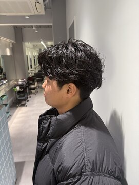 【メンズ】外国人風フェザーショート