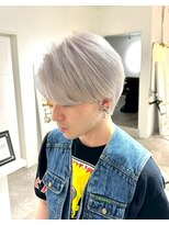 ジュベ(juve.)&nbsp;大分メンズショートホワイトカラーマッシュ