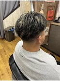 MEN’S HAIR/サーフカール/刈り上げセンターパート/印西