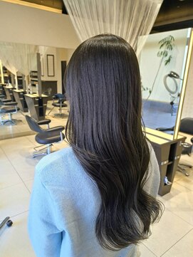 ミック ヘアアンドメイクアップ 高田店(miq Hair&Make up) ダークグレージュ/イルミナカラー/透明感カラー/艶髪/暗髪