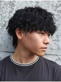 縦落ちツイスパ/ツイストスパイラルパーマ/岡崎メンズパーマ
