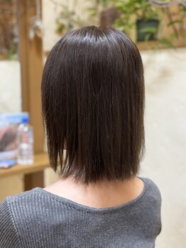 マノア(manoa)の写真/骨格や髪質などを見極めた似合わせカットで再現性の高いスタイルを叶えます＊毎日のスタイリングも簡単に◎