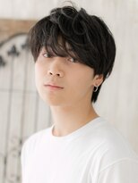 トニーアンドガイメン ホテル京阪仙台店(TONI&GUY MEN)&nbsp;束感ダークアッシュメンズパーマ伸ばしかけルーズショートk仙台