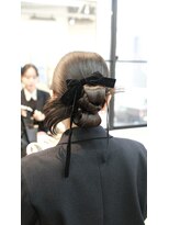 ベロ(BELO)&nbsp;タイトシニヨン×ベロアリボン