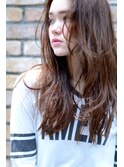loose×ヌケ感☆summer beige Long 02