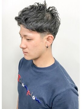 クアトログランシュ 水戸店(QUATRO×GranCieux) ２ブロックソフトモヒカン◎刈り上げスタイル★QUATRO★