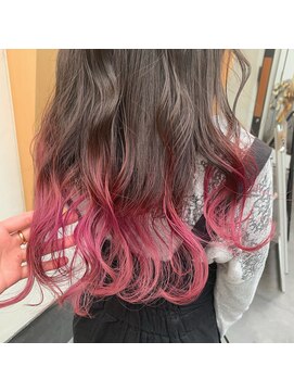 ビヨンドイー(beyond E) グラデーションカラー×マゼンタピンク