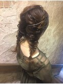 ルーズなツインテール