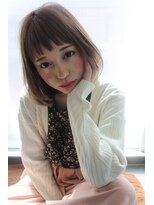 トゥーリ 筑紫野店(tuuli)&nbsp;20代30代40代50代ひし形デジタルパーマエアリーミディ黒髪