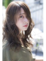 ミエル ヘア 新宿(miel hair)&nbsp;カジュアルウェーブセミディ☆【新宿】