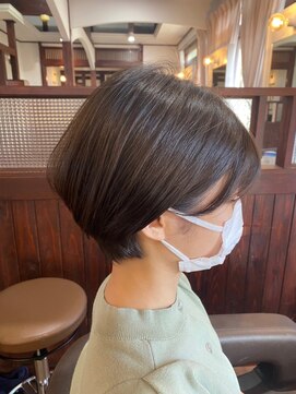 TJ天気予報 ルルル 【髪質改善カラー】ナチュラルショートスタイル