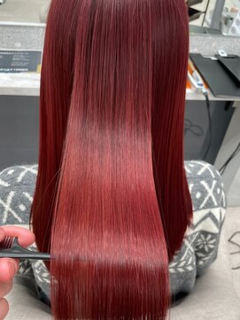 ノイズ オオサカ(NOISM) 【髪質改善】高濃度水素カラー　レイヤーカット