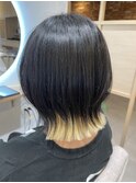 くびれヘア|インナーカラー