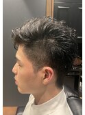 【銀座理容室】【銀座美容室】かき上げスタイル